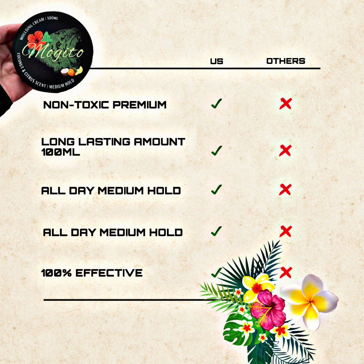 Moulding Hair Cream | 100ml [Pre order]